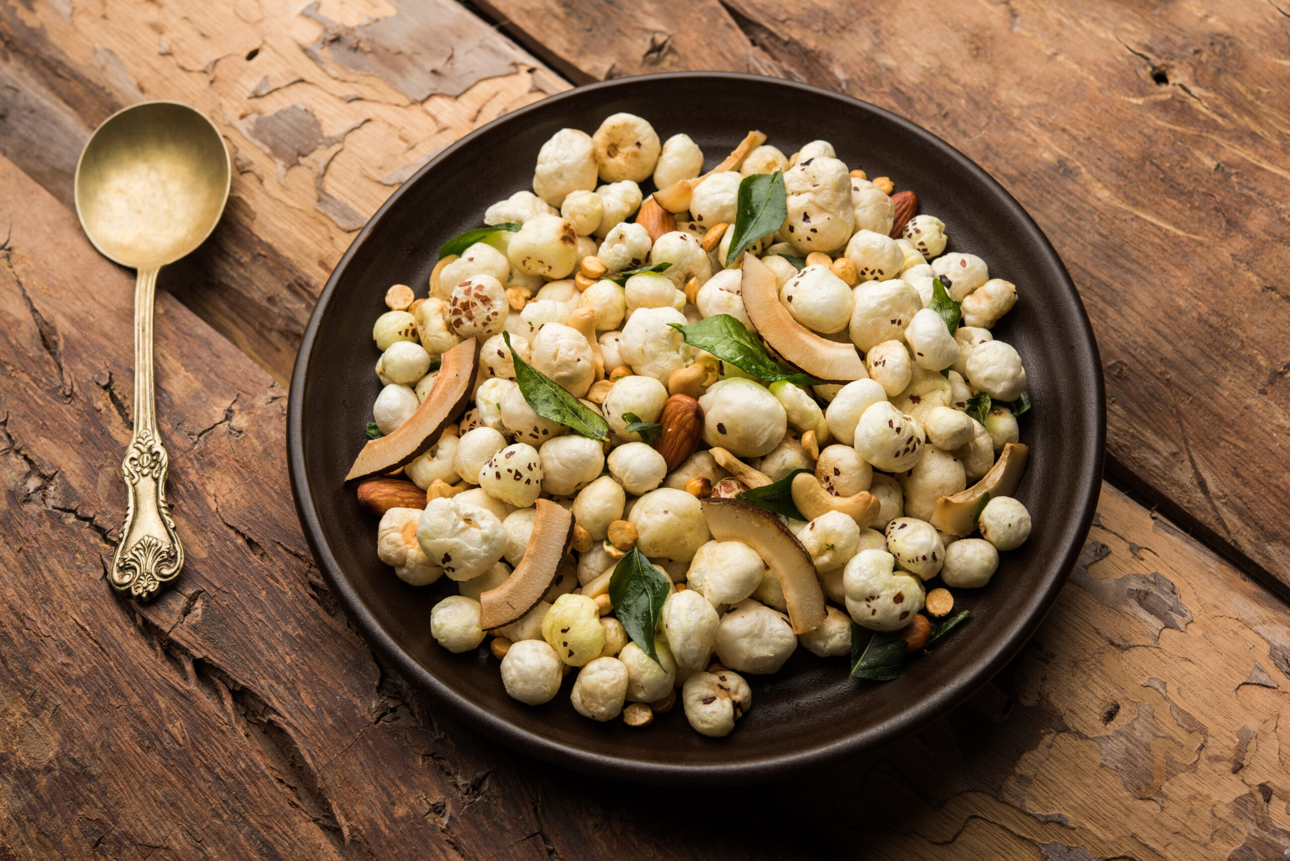 phool makhana chivda or foxnuts chiwda is a quick and easy snack recipy from india